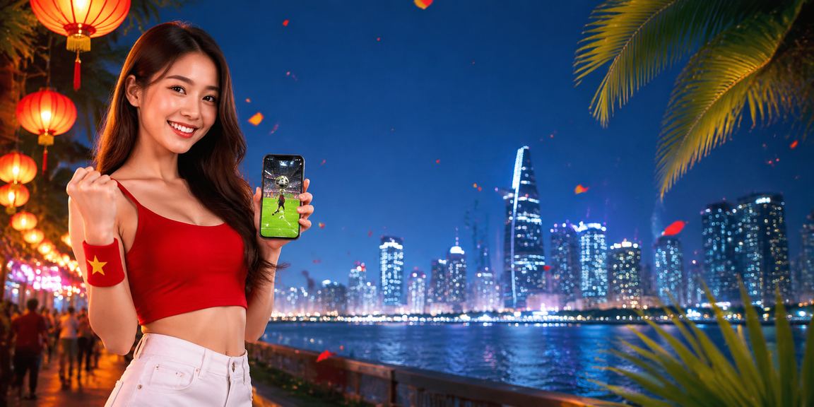 Người dùng đọc phân tích casino trên mobile tại chợ đêm TP. Hồ Chí Minh